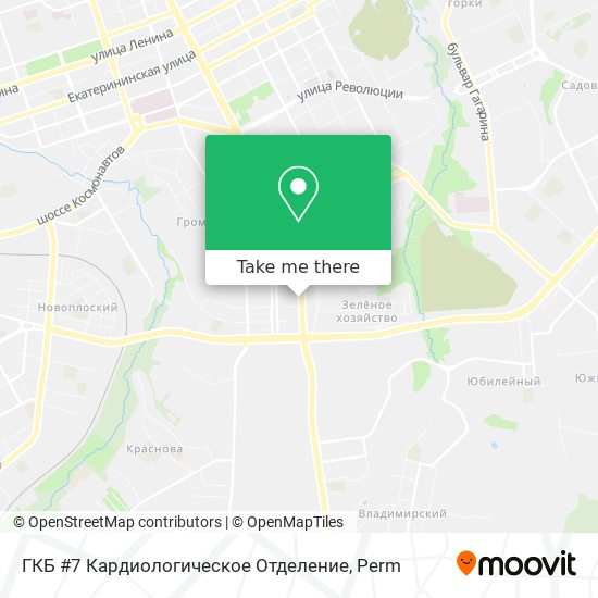 ГКБ #7 Кардиологическое Отделение map