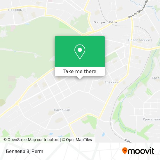 Беляева 8 map