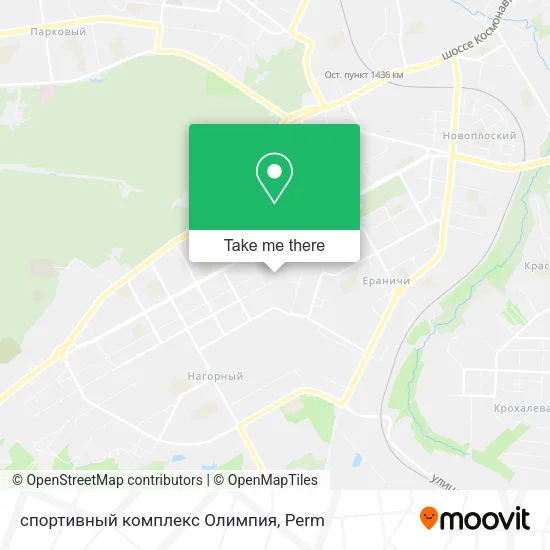 спортивный комплекс Олимпия map