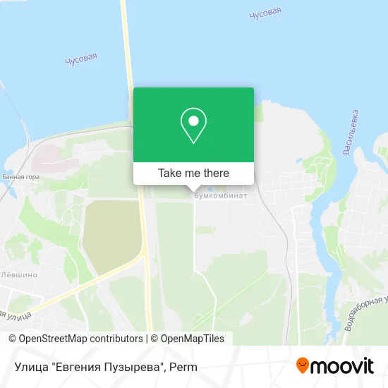 Улица "Евгения Пузырева" map