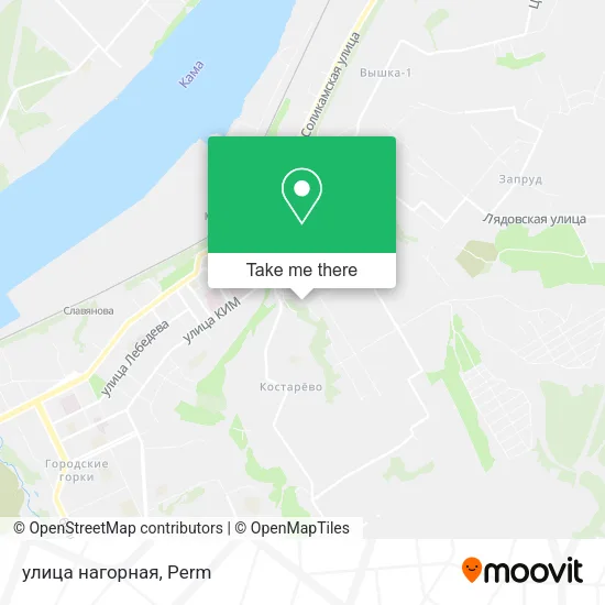 улица нагорная map