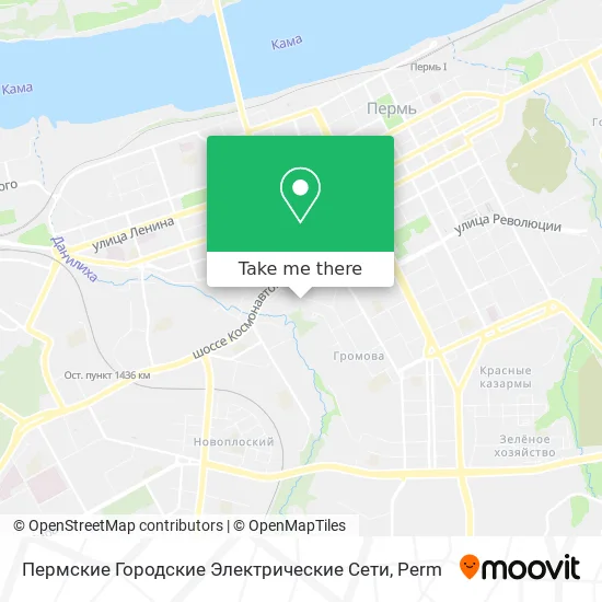 Пермские Городские Электрические Сети map