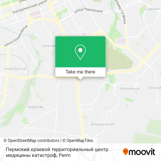 Пермский краевой территориальный центр медицины катастроф map
