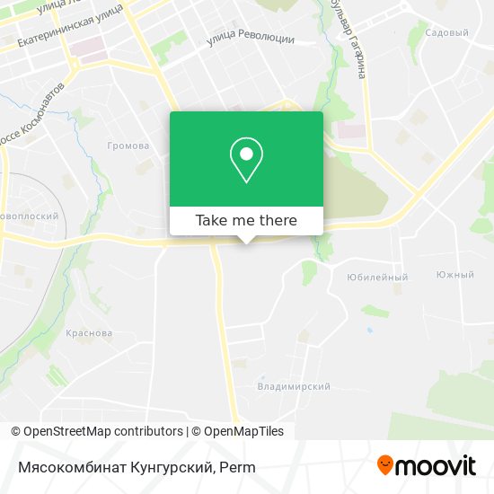 Мясокомбинат Кунгурский map