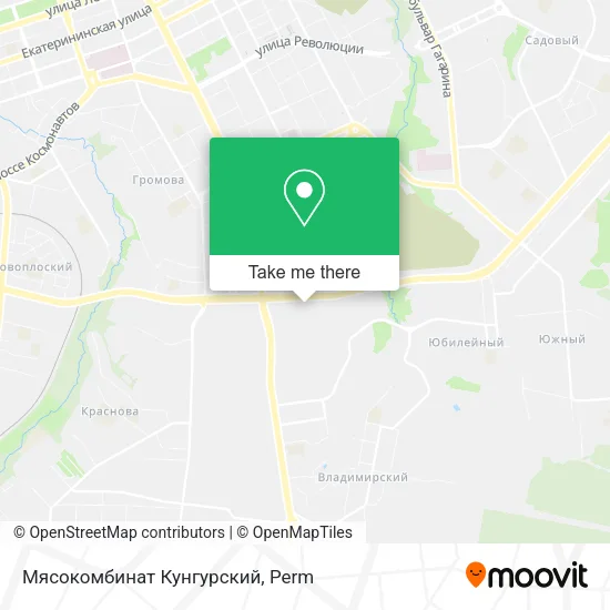 Мясокомбинат Кунгурский map