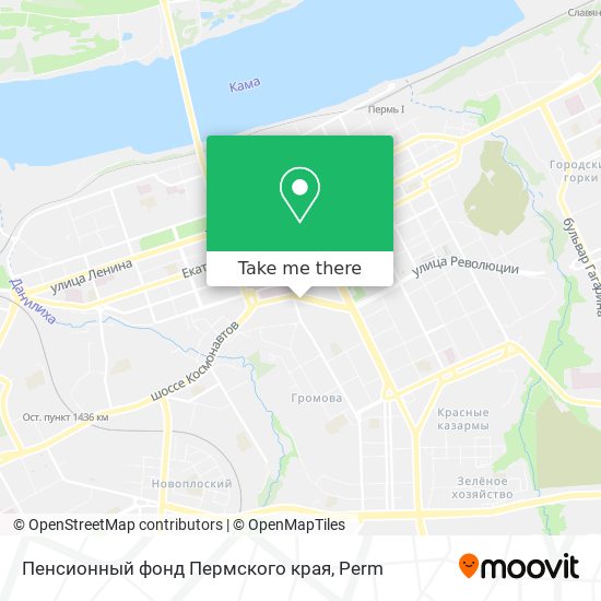 Пенсионный фонд Пермского края map