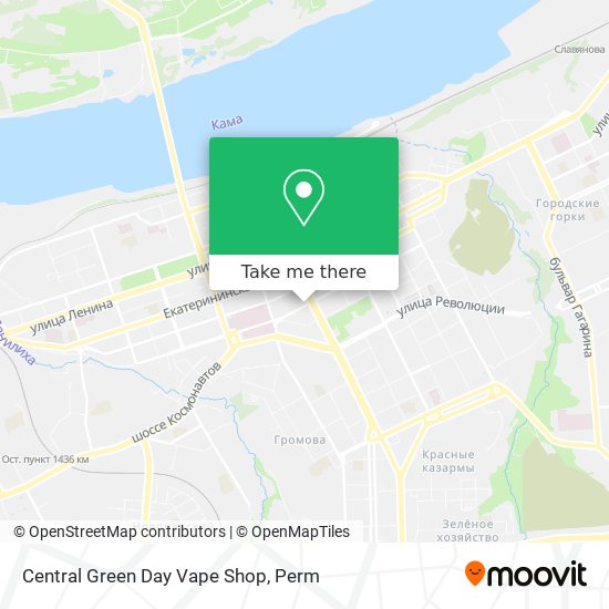 Central Green Day Vape Shop map