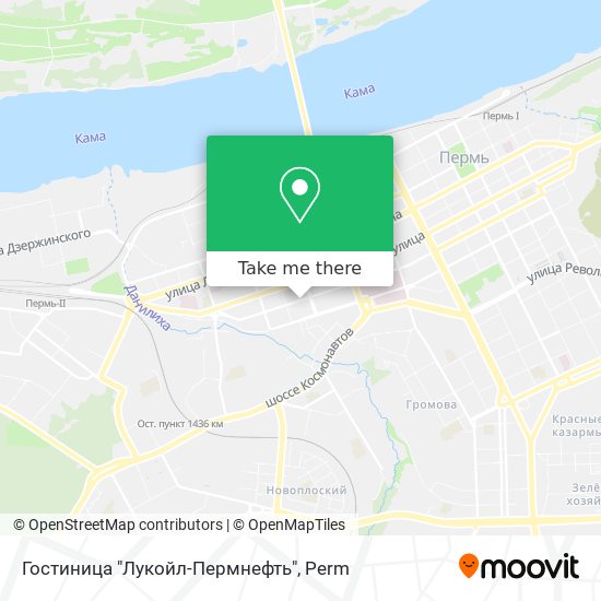Гостиница "Лукойл-Пермнефть" map
