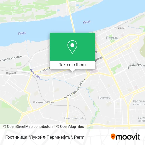Гостиница "Лукойл-Пермнефть" map