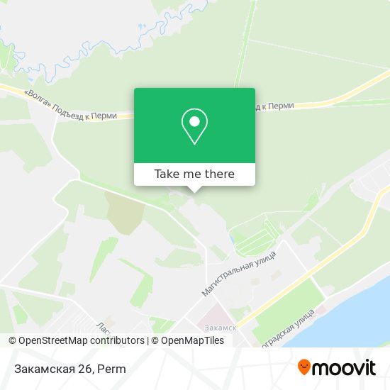 Закамская 26 map