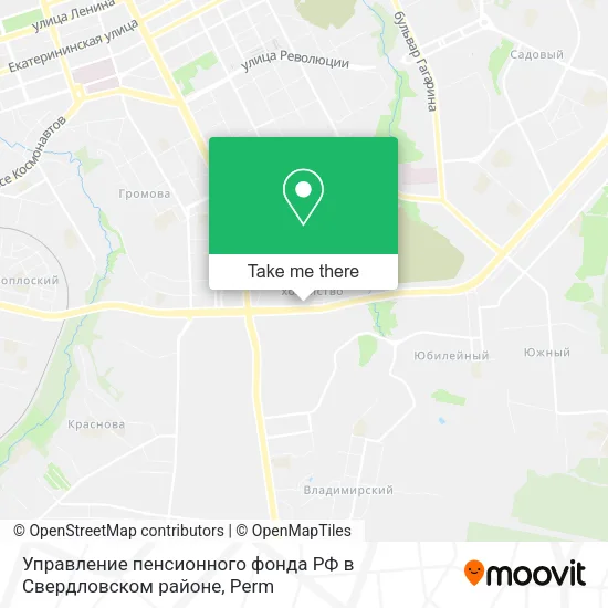 Управление пенсионного фонда РФ в Свердловском районе map