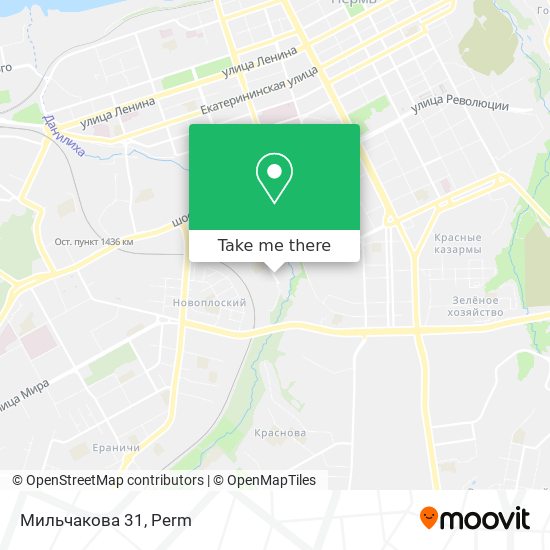 Мильчакова 31 map