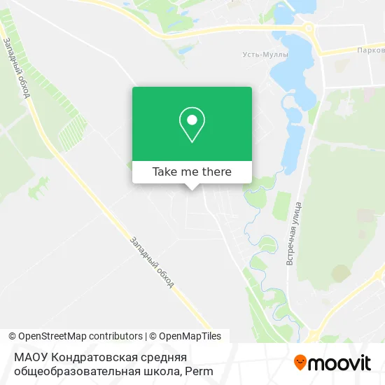 МАОУ Кондратовская средняя общеобразовательная школа map