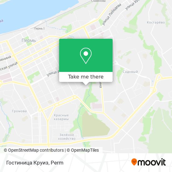 Гостиница Круиз map
