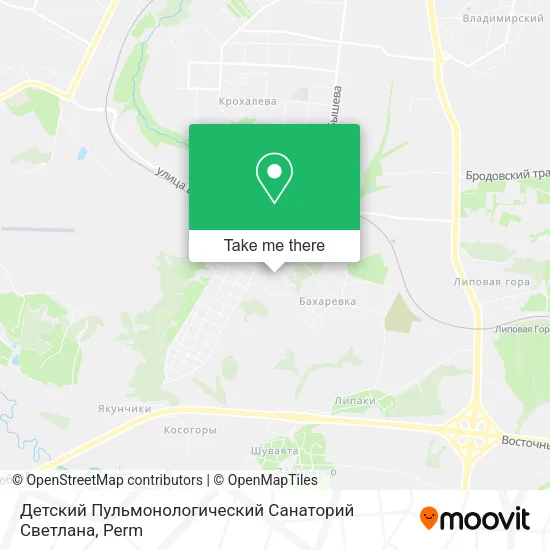Детский Пульмонологический Санаторий Светлана map