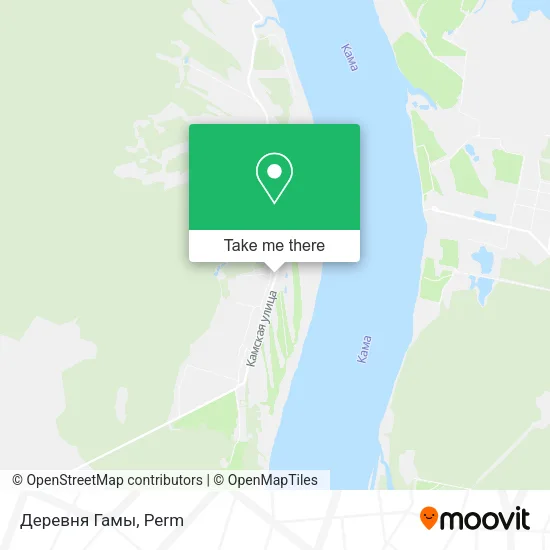 Деревня Гамы map
