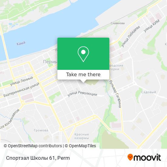 Спортзал Школы 61 map