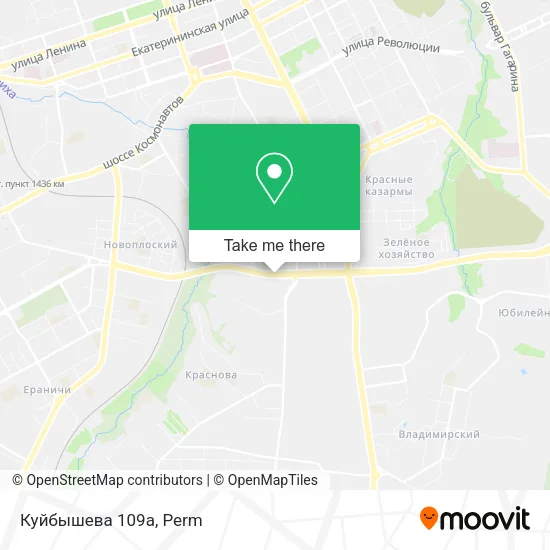 Куйбышева 109а map