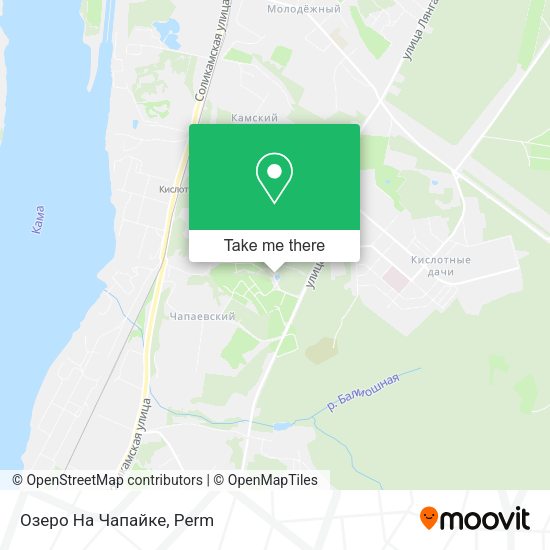 Озеро На Чапайке map