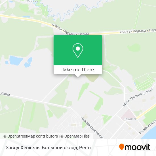 Завод Хенкель. Большой склад map