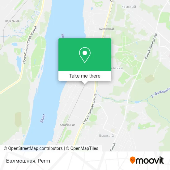 Балмошная map