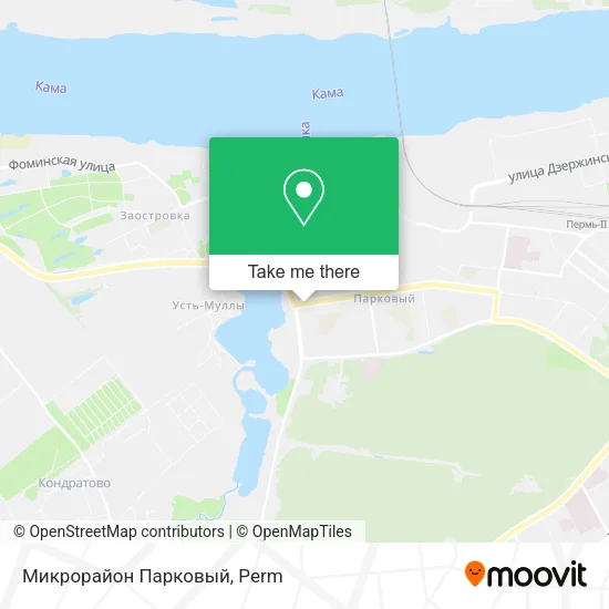 Микрорайон Парковый map