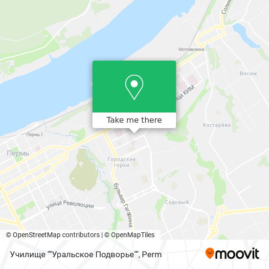 Училище ""Уральское Подворье"" map