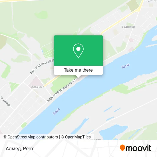 Алмед map