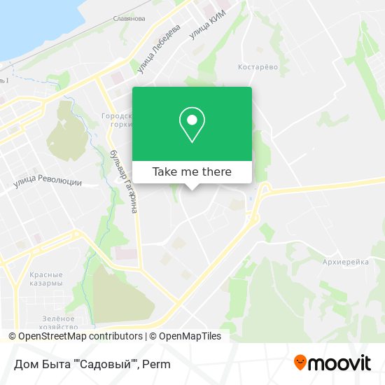 Дом Быта ""Садовый"" map