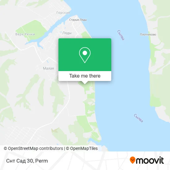 Снт Сад 30 map