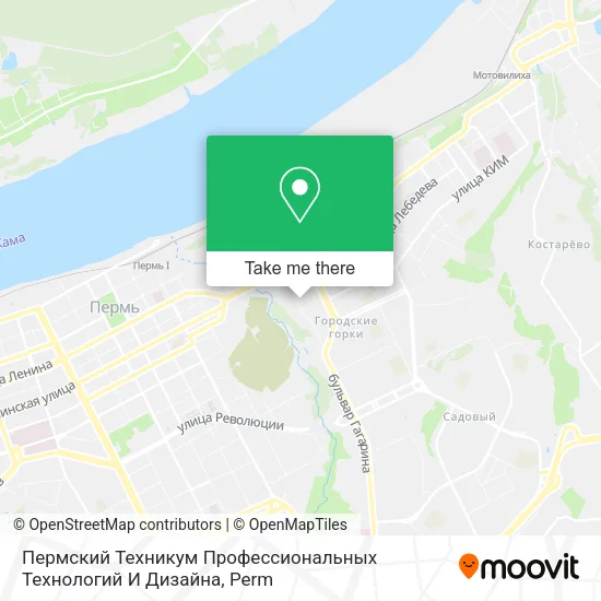 Пермский Техникум Профессиональных Технологий И Дизайна map