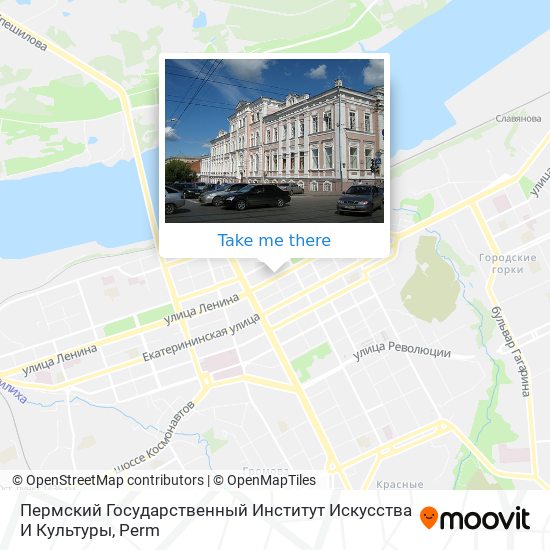 Пермский Государственный Институт Искусства И Культуры map