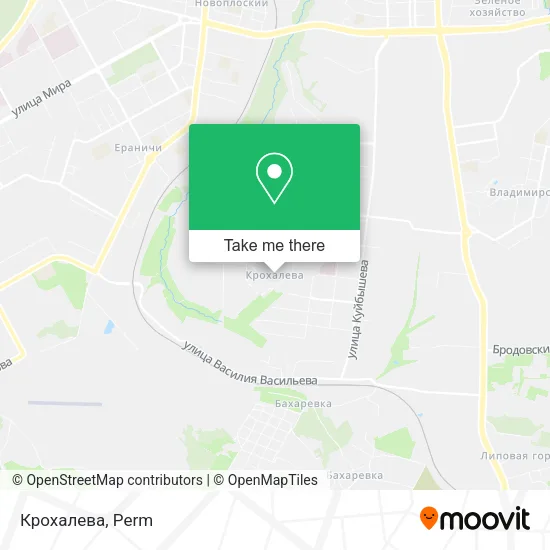 Крохалева map