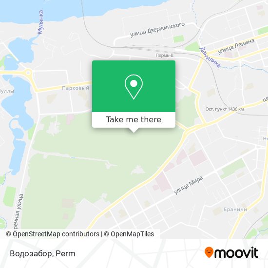 Водозабор map