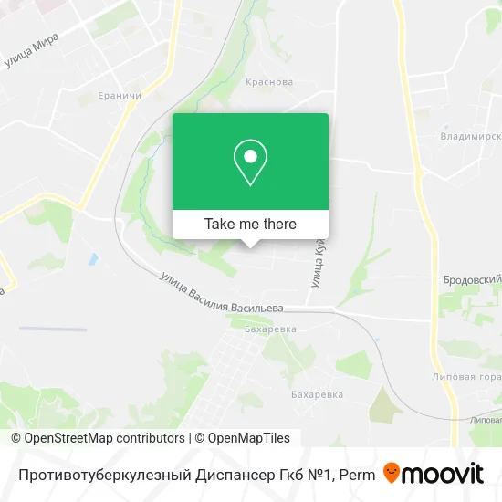 Противотуберкулезный Диспансер Гкб №1 map