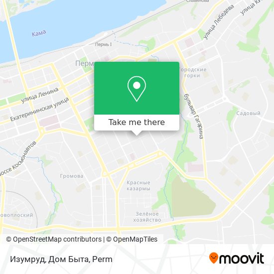 Изумруд, Дом Быта map