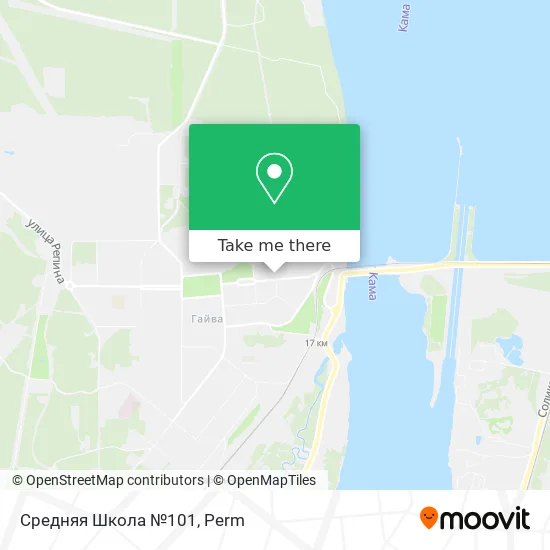 Средняя Школа №101 map