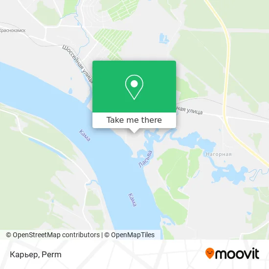 Карьер map