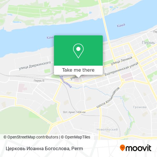 Церковь Иоанна Богослова map