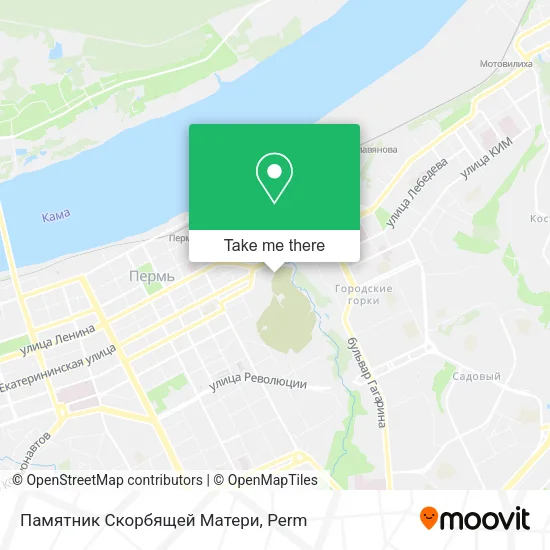 Памятник Скорбящей Матери map
