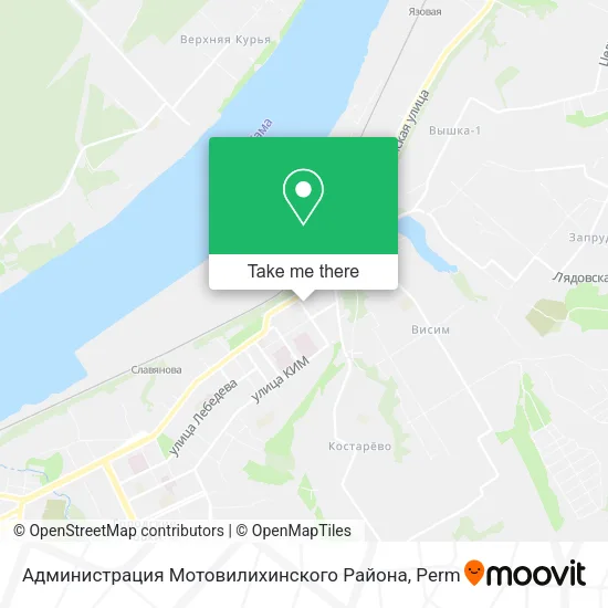 Администрация Мотовилихинского Района map