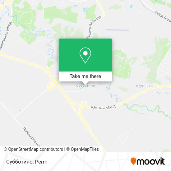 Субботино map
