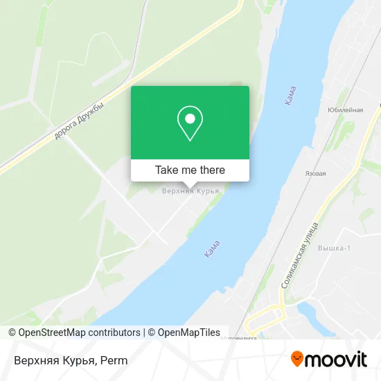 Верхняя Курья map