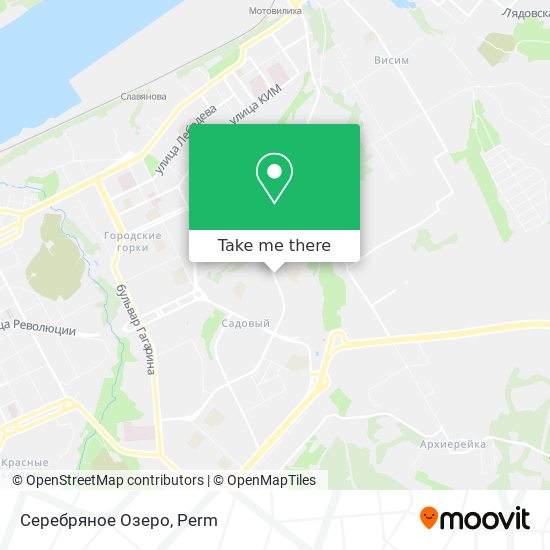 Серебряное Озеро map
