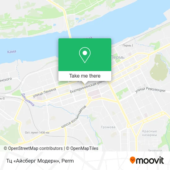 Тц «Айсберг Модерн» map