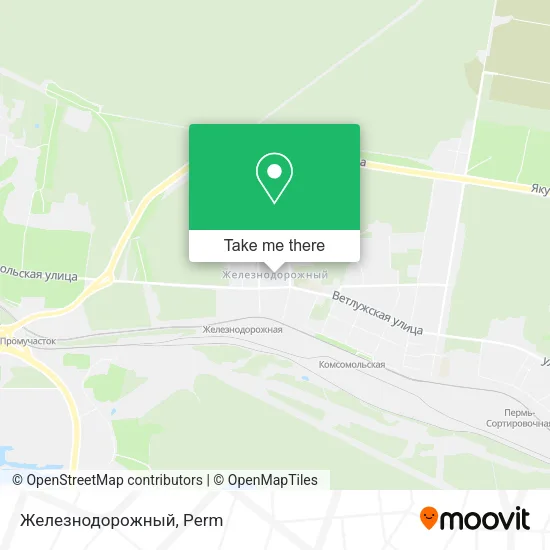 Железнодорожный map