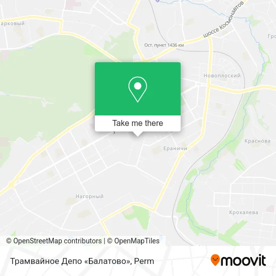 Трамвайное Депо «Балатово» map