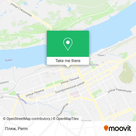 Пляж map