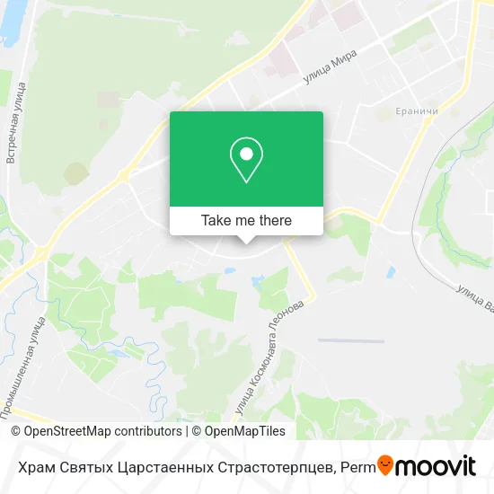 Храм Святых Царстаенных Страстотерпцев map