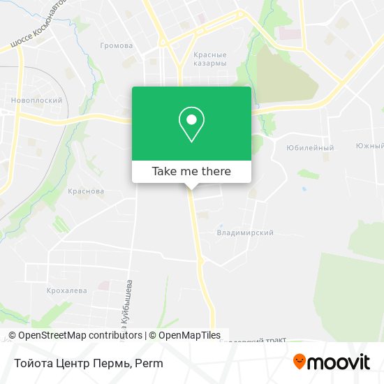 Тойота Центр Пермь map
